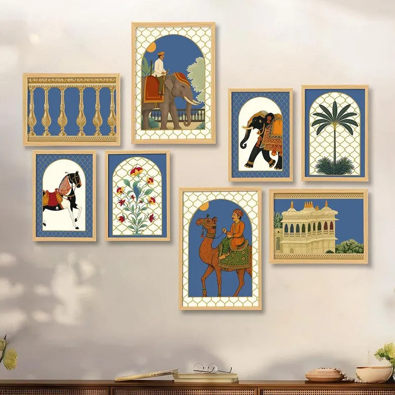 Royal Tusks Wall Art - Set of Eight media 3