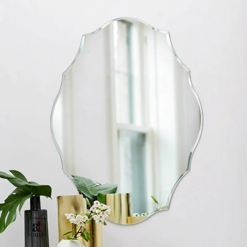 Ovelia Frameless Oval Wall Mirror media 1