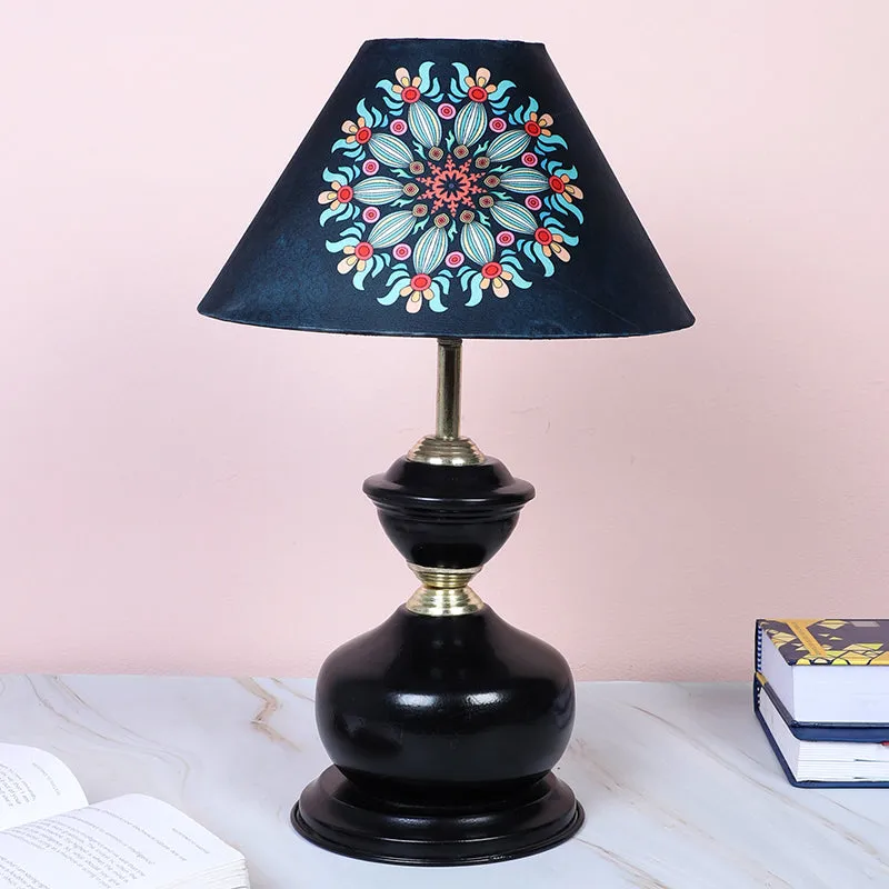 Toile Link Printed Iron Table Lamp - Multicolor media 2