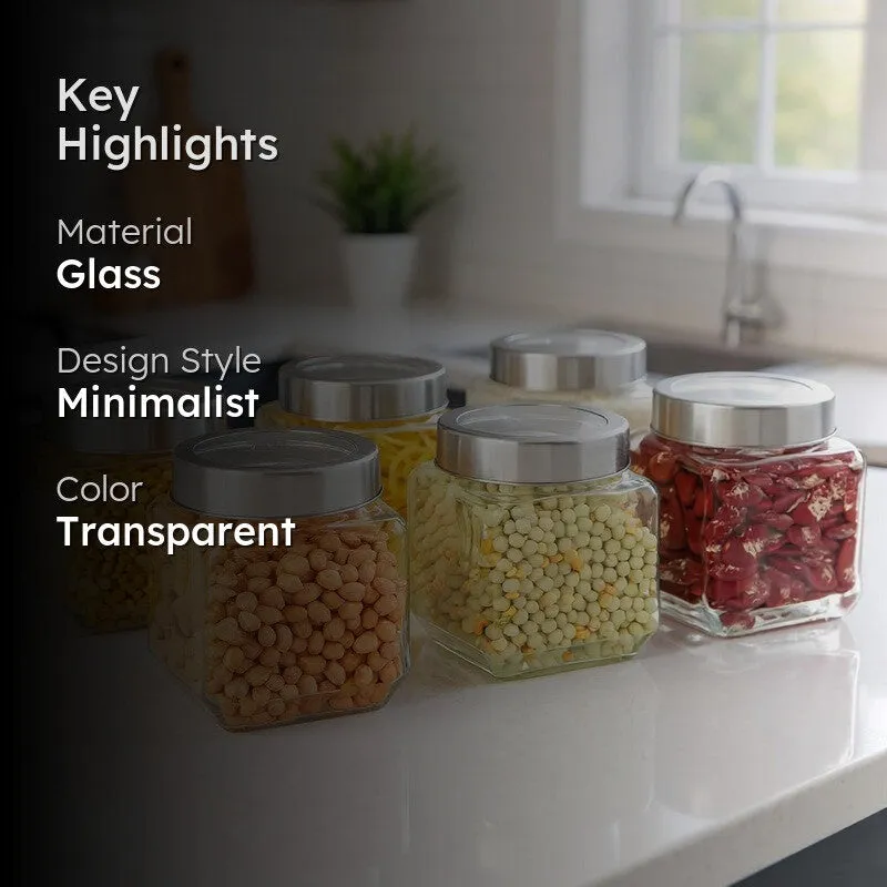 SealFresh Glass Jar (500 mL Each) - Set Of Six media 2