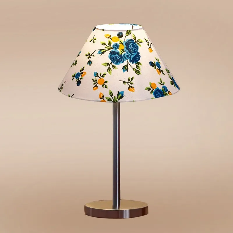 Noctra Velor Floral Table Lamp - Multicolor media 6