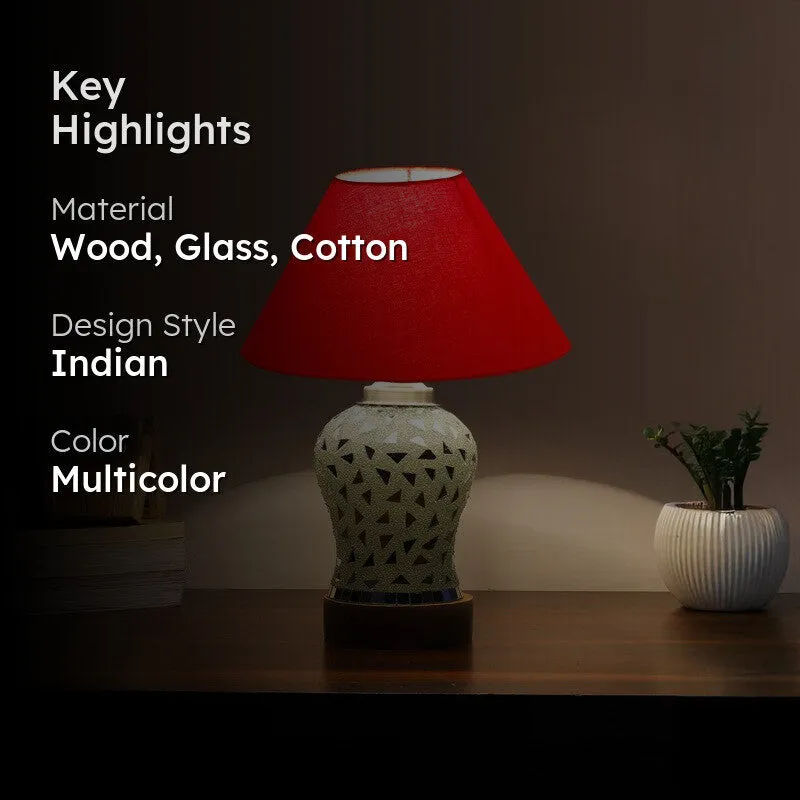 Softelle Wooden Table Lamp - Multicolor - 2