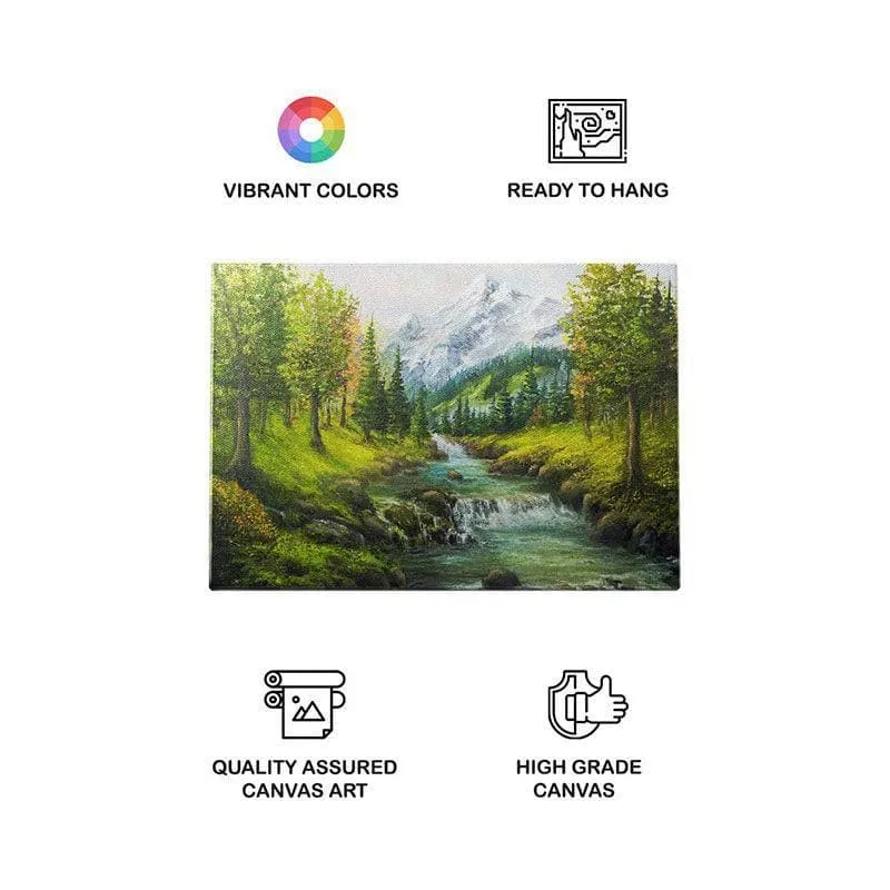 Spring Landscape Painting - Gallery Wrap media 4