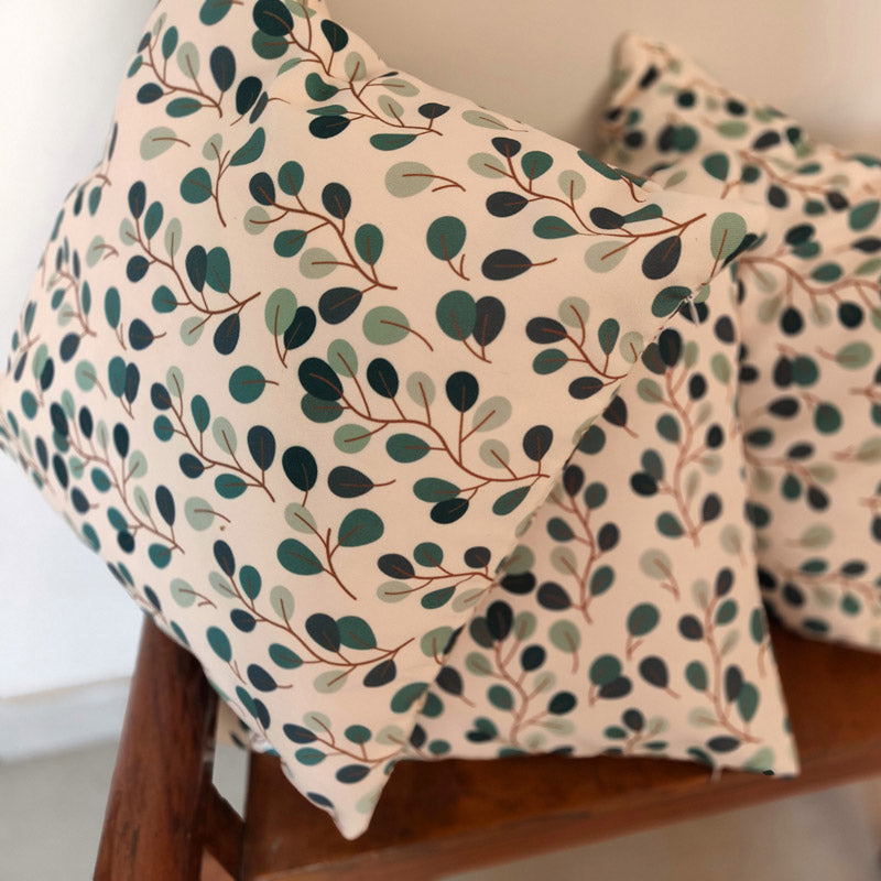 Exora Bloom Poly Canvas Cushion Cover - Set Of Five media 3