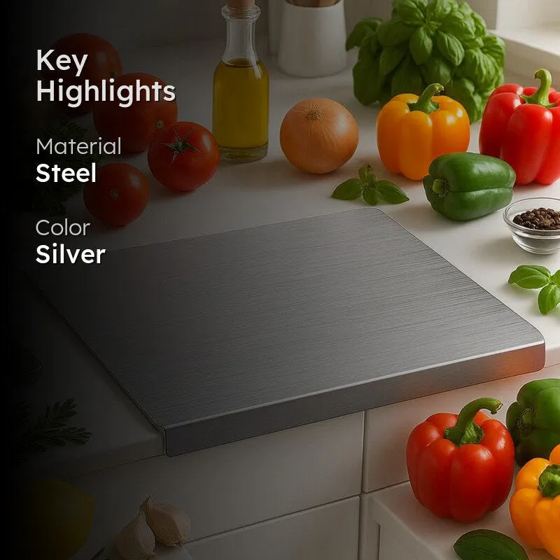 Stainless Steel Non-Slip Cutting Board media 2