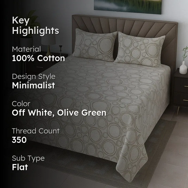 Echura Cotton Bedsheets - 350 TC media 2
