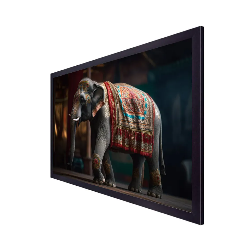 Spiritual Gajeandra Kanthi Canvas Wall Painting media 4