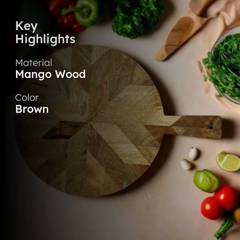 Parquet II Wood Chopping Board media 2
