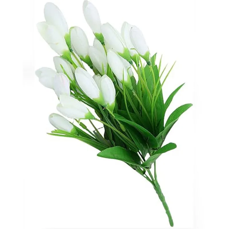 Realistic Artificial Flowers (White) Hassle-Free Decoration media 4