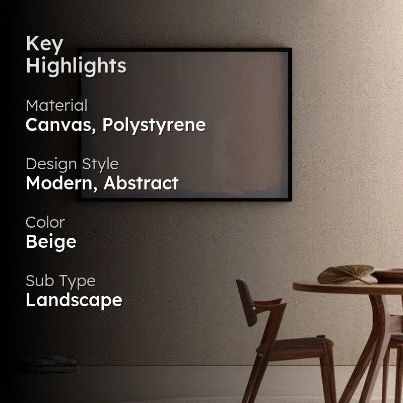Abstarct Reznor Canvas Wall Painting - Black Frame media 2