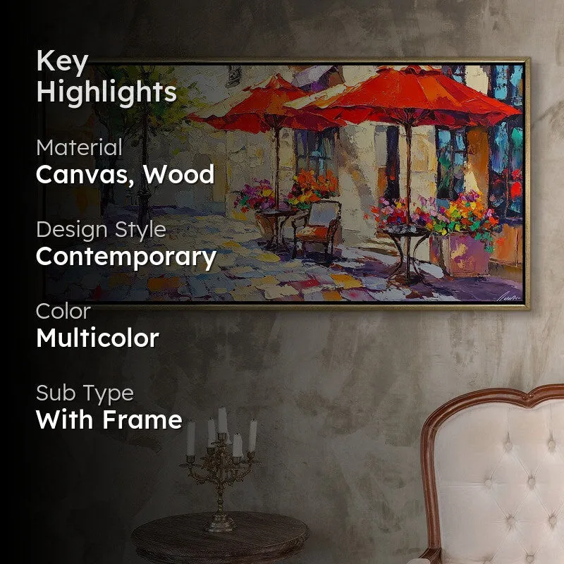 Bloomshade Canvas Wall Painting With Frame media 2