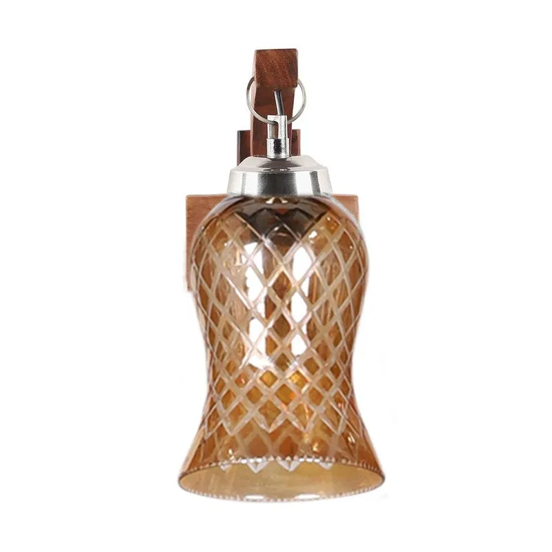 Honey Glow Glass Wall Lamp media 5