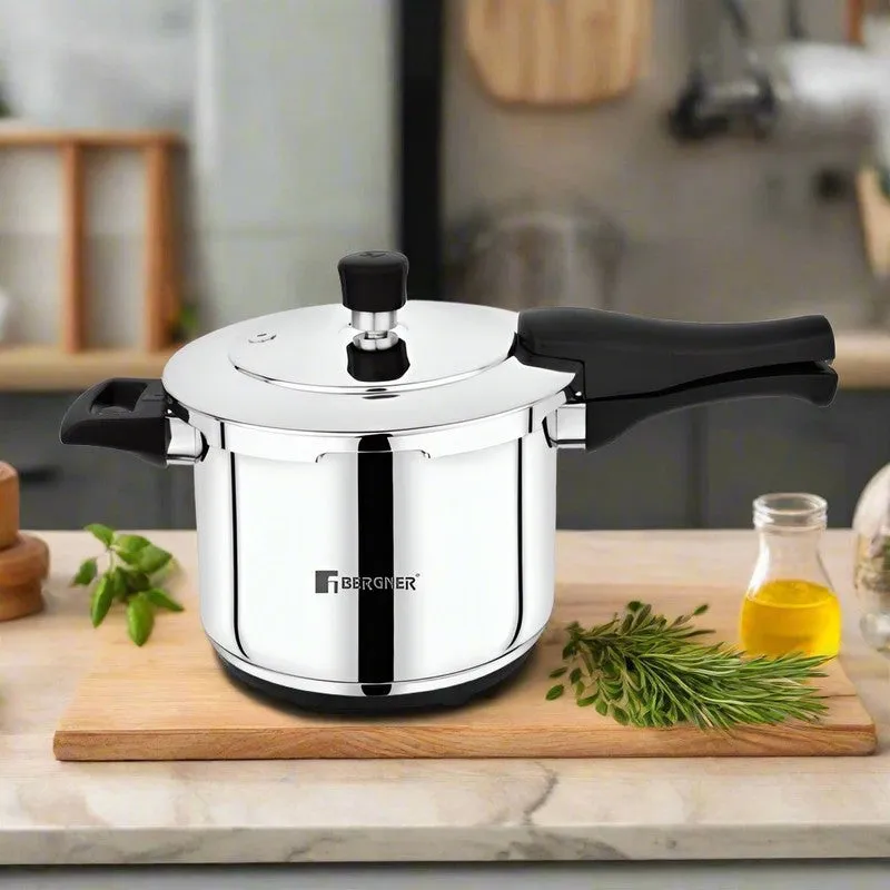 Bergner Edge Induction Safe Pressure Cooker - 2000 ml/16 Inches media 4