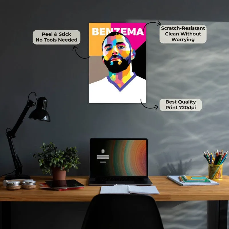 Vibrant Visage Wall Poster media 9