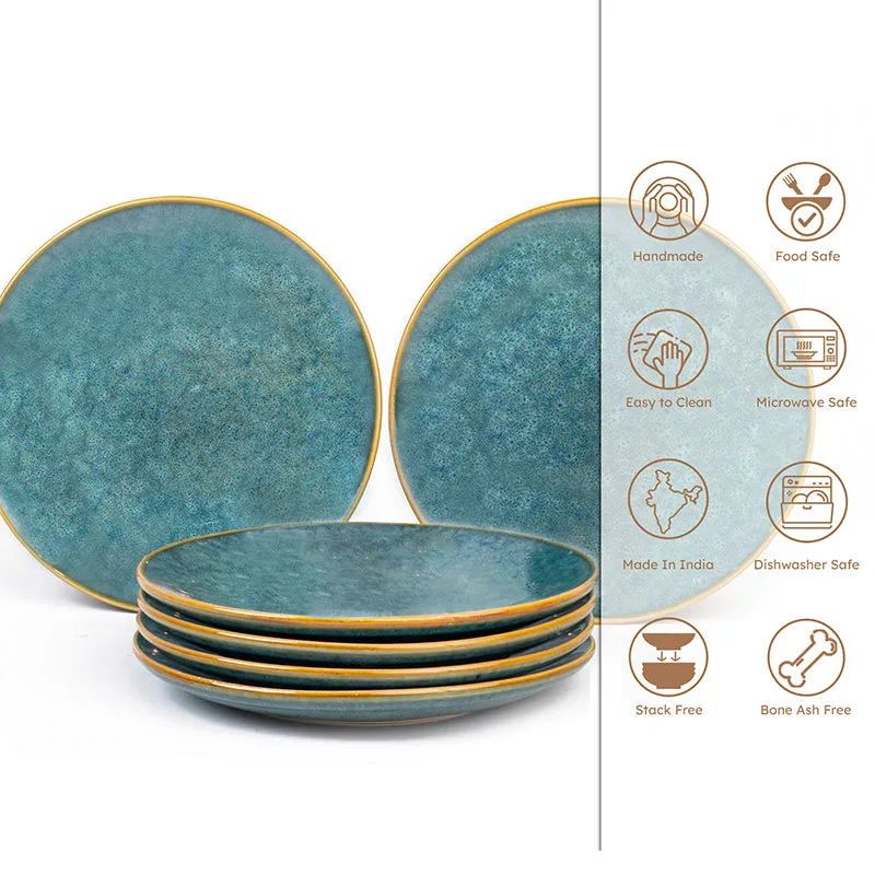Careina Ceramic Dinner Plate - Set Of Six media 4