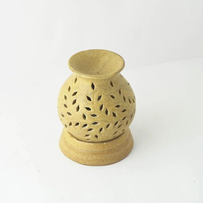 Pot Shaped Oil Diffuser - Brown media 6
