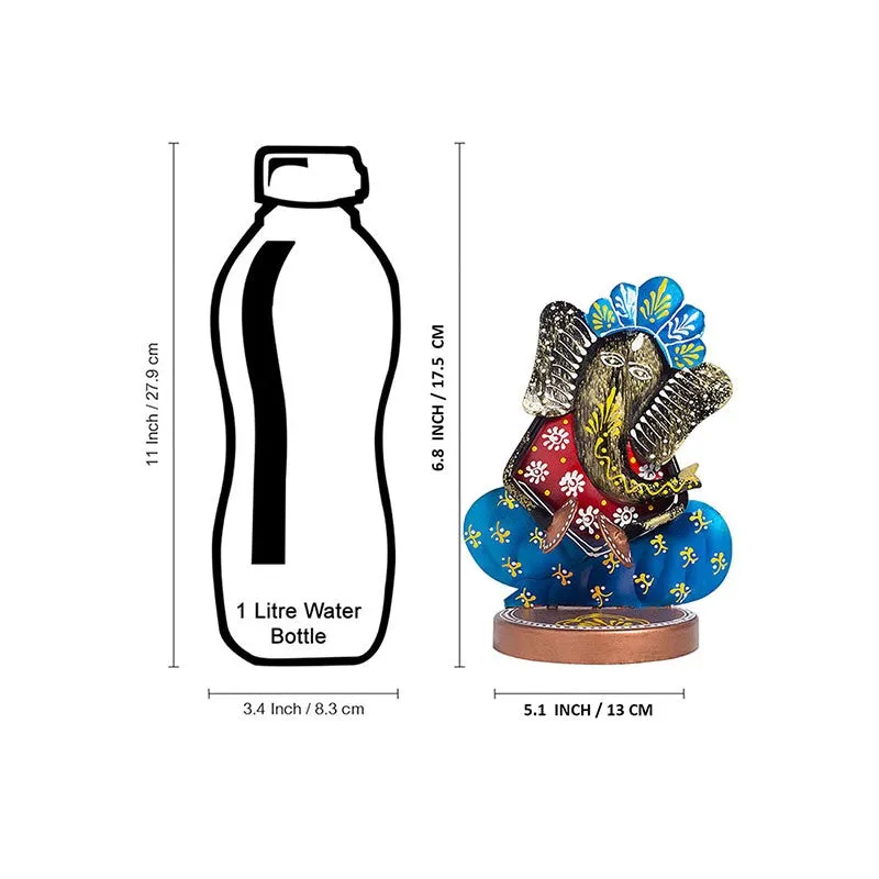 Ganesh Iron Handcrafted Idol media 8