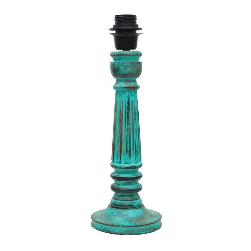 Anjika Fabric Table Lamp - White,Blue media 4