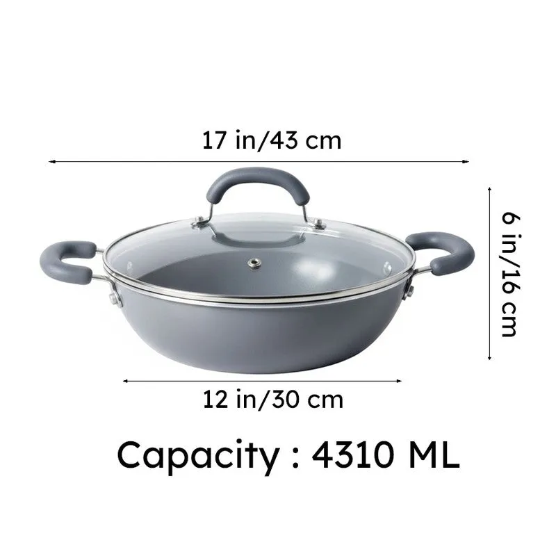 Meyer Ceramic Coated Kadhai - 4310 mL media 11