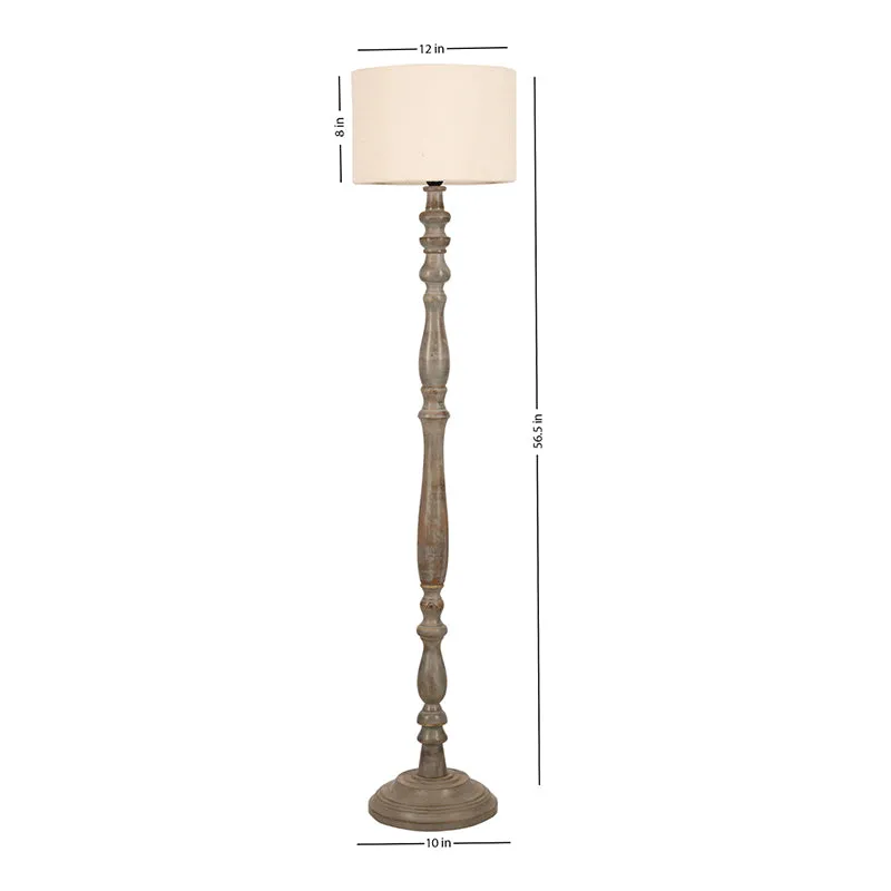 Hewn Floor Lamp - White media 5