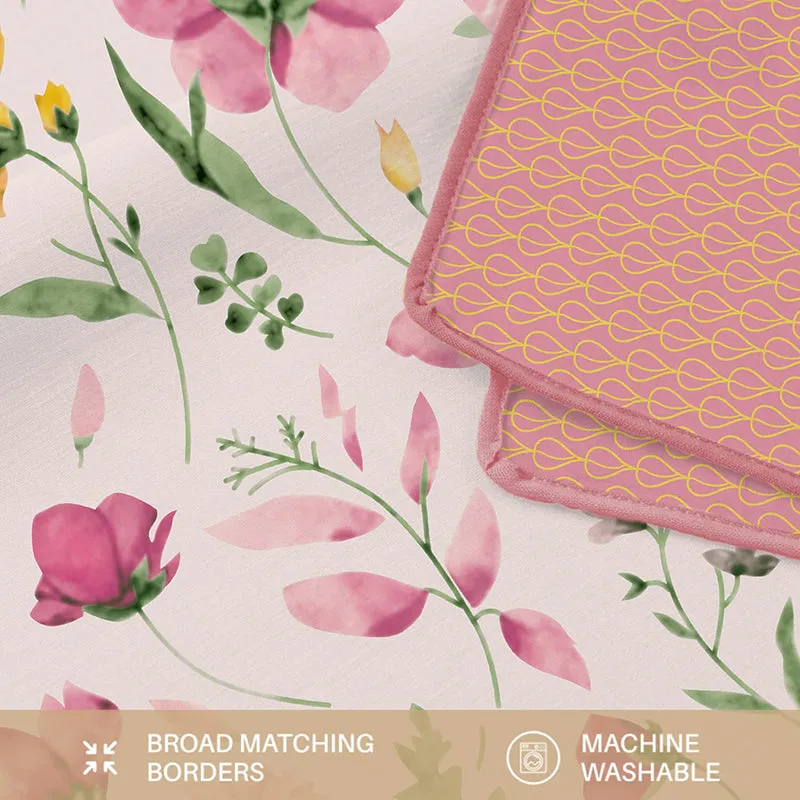 Urban Space Meadows Rose Pink Reversible Dohar media 7