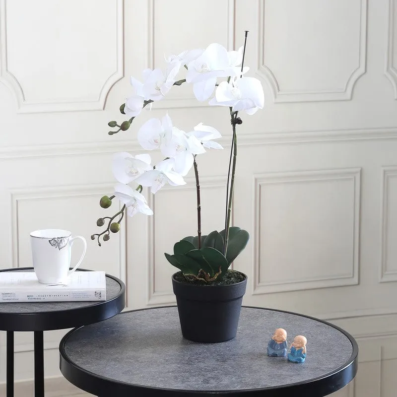 SoftVerdant Artificial Plant With Black Plastic Pot - 2.5 ft media 3