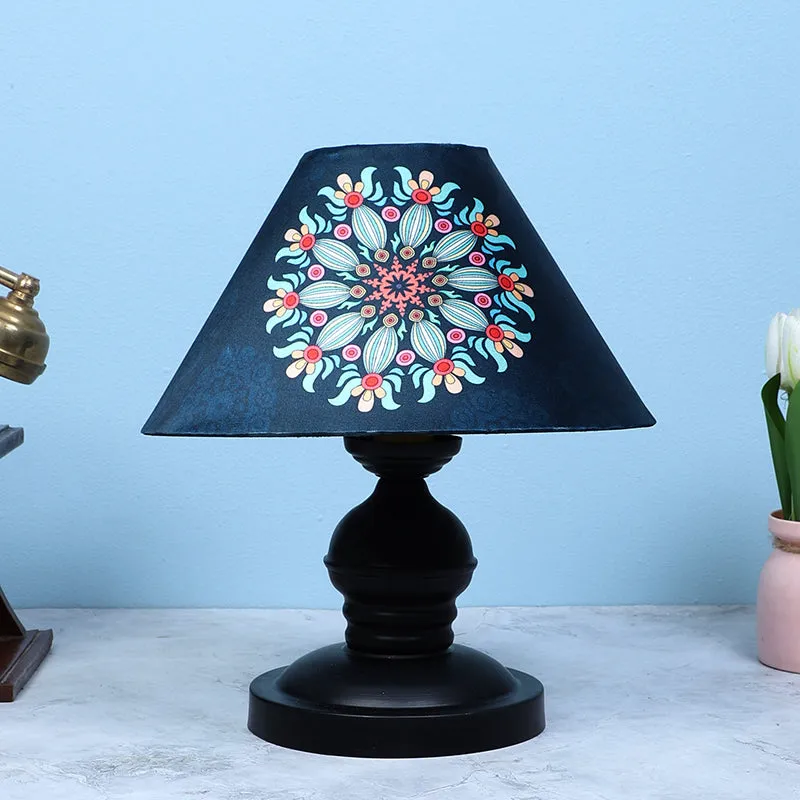 Toile Prima Printed Mango Wood Table Lamp - Multicolor media 2