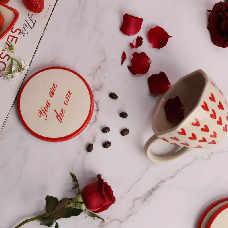 Hearty Glow Ceramic Coffee Mug (200 mL) - Two Piece Set - 4