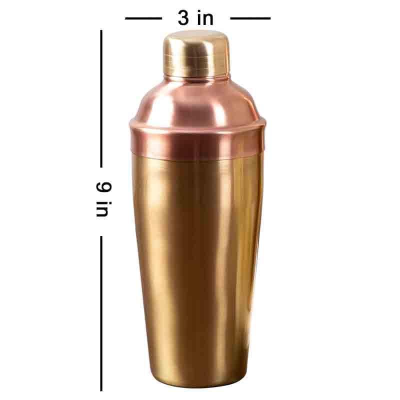 Dove Cocktail Shaker - Gold & Copper media 5