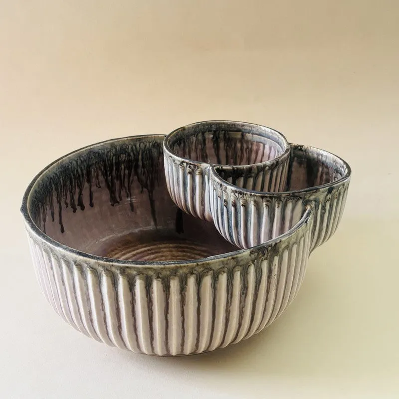 Double Dip Snack Bowl (800 mL) - Pink media 4