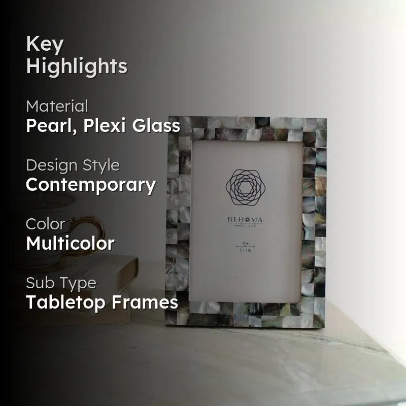 Pearl Perfect Table Photo Frame - Black media 2
