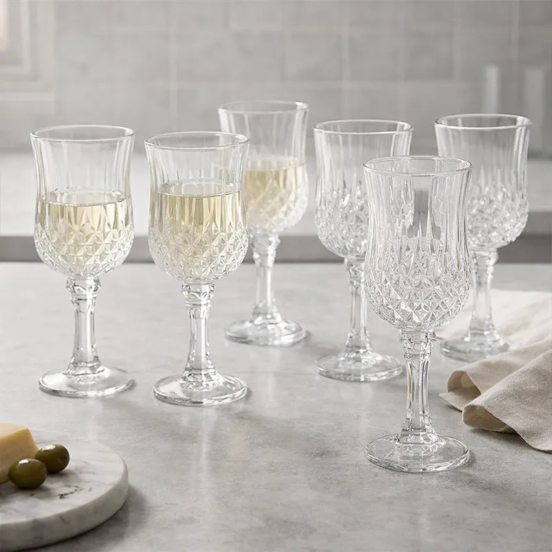 Sino Red Wine Glasses (180 ml Each ) - Set of Six media 1