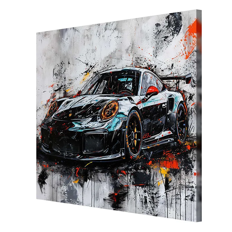 Sports Car Wall Painting media 6