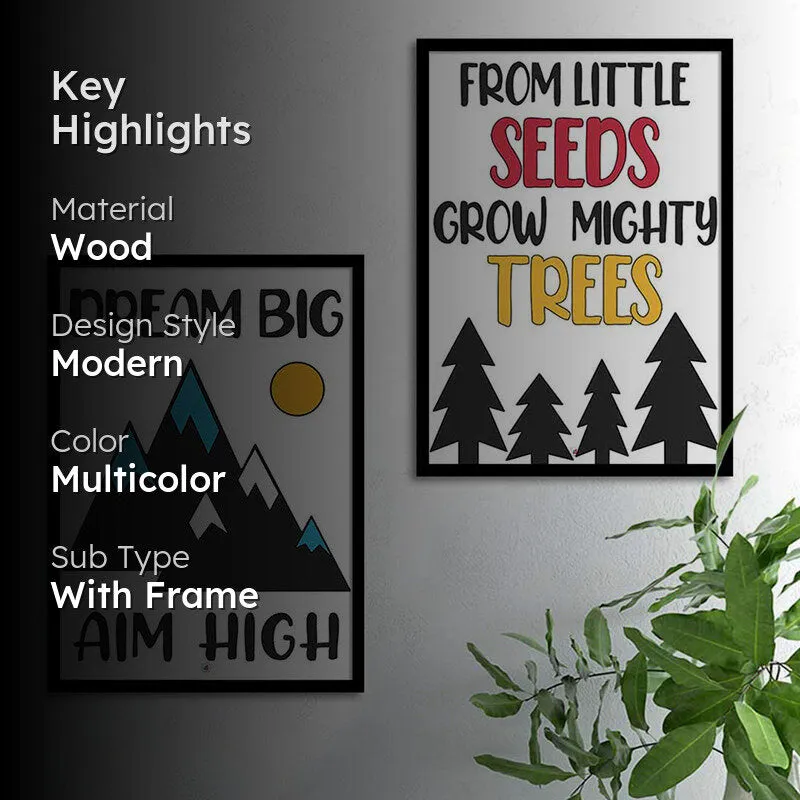 Little Seeds To Mighty Trees Wall Art - Set Of Two media 2