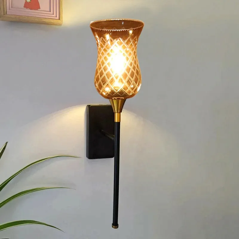 Vintage Glow Glass Wall Lamp media 4