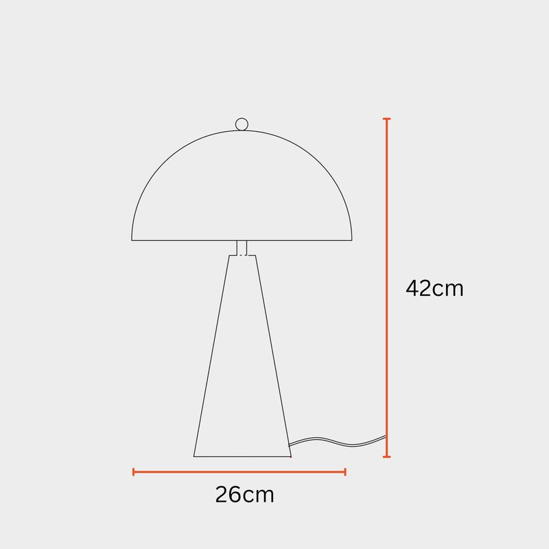 Fig Living Hoa Sphere Metal Table Lamp - Black media 8