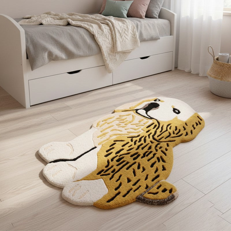 Furry Dog Cotton Carpet media 3