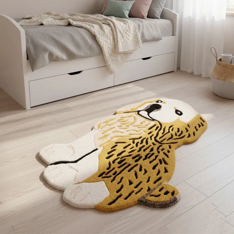 Furry Dog Cotton Carpet media 3