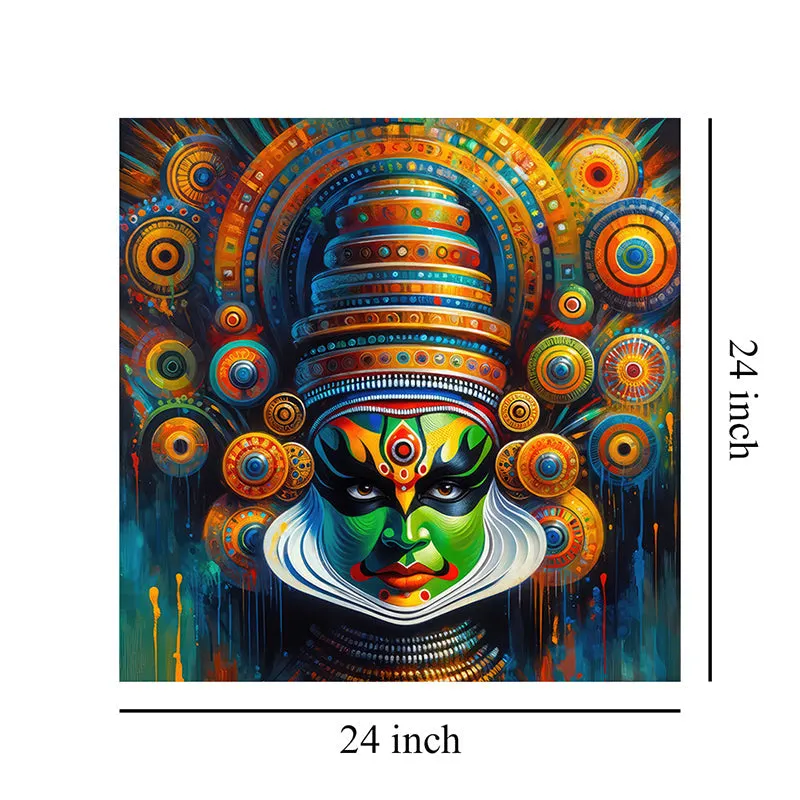 Traditional Kathakali Wall Painting media 7