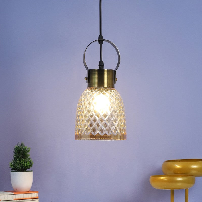 Crystal Weave Glass Ceiling Lamp