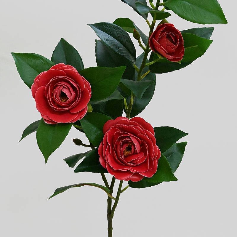 Edeina Artificial Rose Without Pot (Red) - 93 cm (3.1 ft) media 3