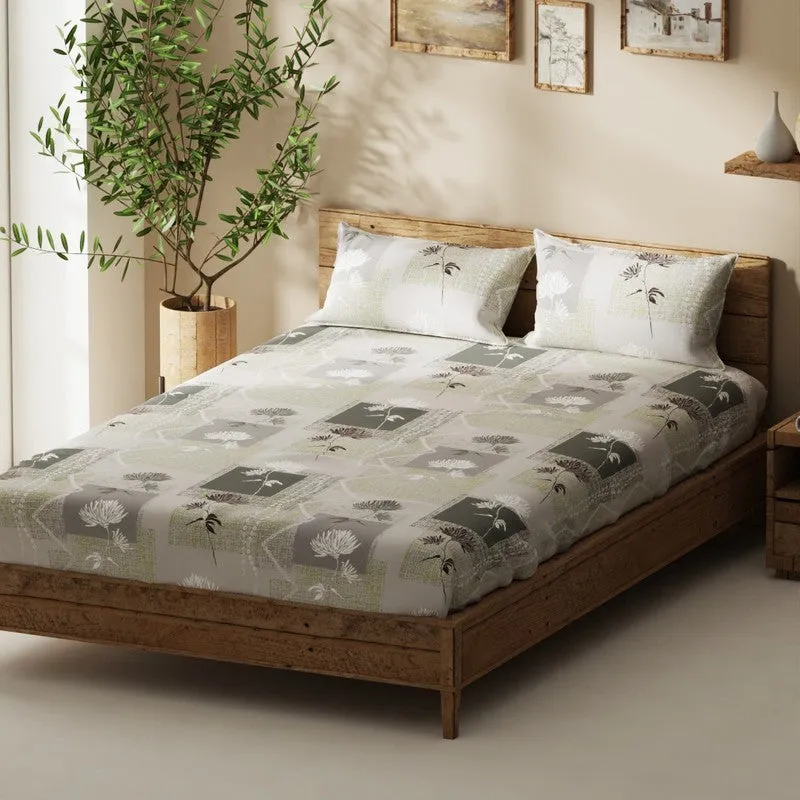 Geynar Bedsheet (Green) - 115 GSM media 1