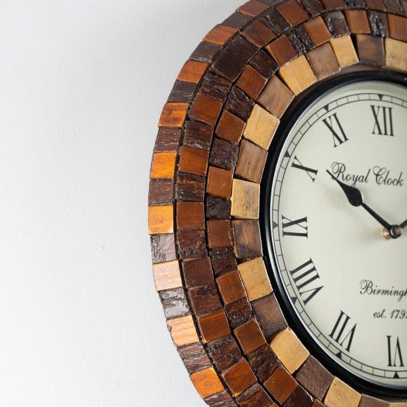 Brown Bordeaux Wall Clock media 4
