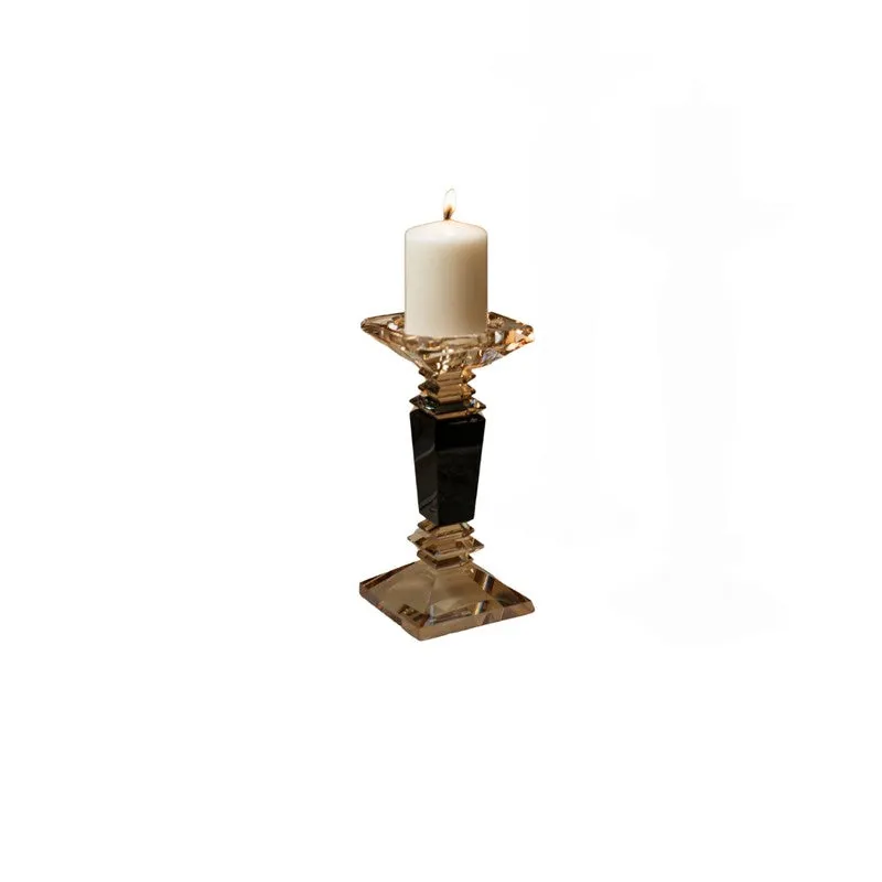 Elegance Crystal Candle Holder - Small media 3