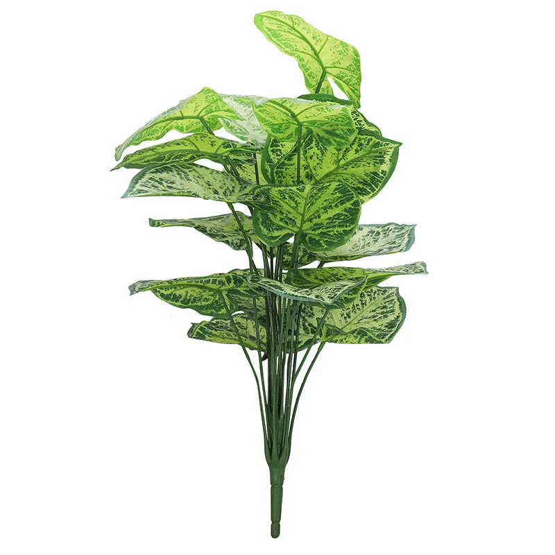 Faux Botanic Light Green Alocasia Plant - 2 Feet media 3