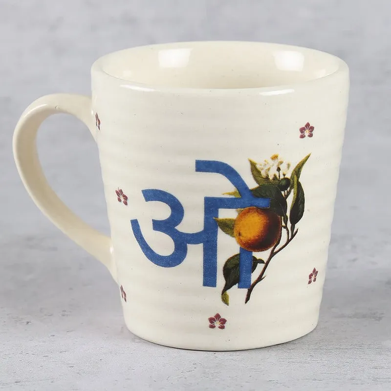 India Circus Orange Orchids Coffee Mug (300 mL) media 5