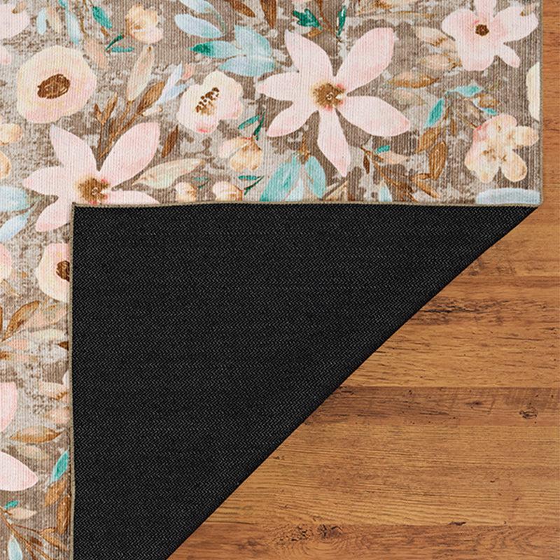 Abigail Floral Carpet - Pink & Beige media 7