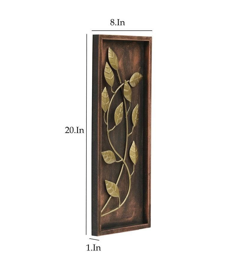 Twining Leaves Metal Wall Accent media 4