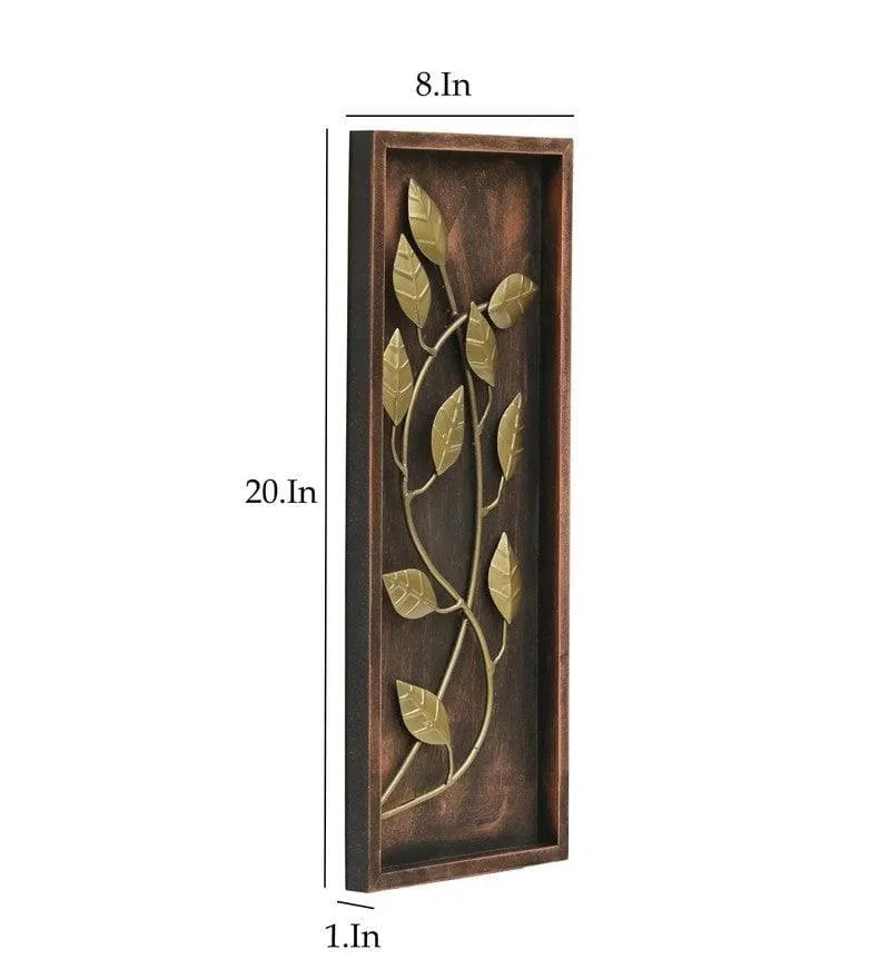 Twining Leaves Metal Wall Accent media 4