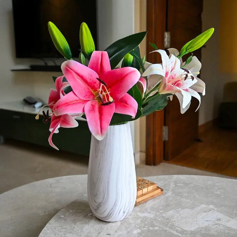 Mono Marble Accent Ceremic Vase media 1